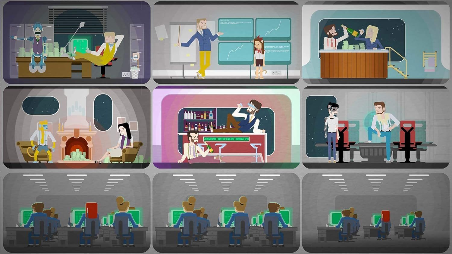 Vostoc Inc Limited Edition - Business Money making Capitalist Arcade - Nintendo Switch Game