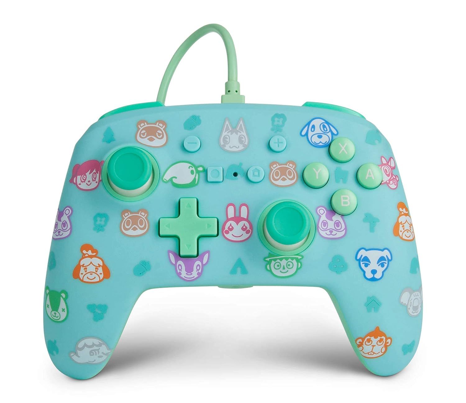 PowerA Enhanced Wired Controller for Nintendo Switch - Animal Crossing, Gamepad, Wired Video Game Controller