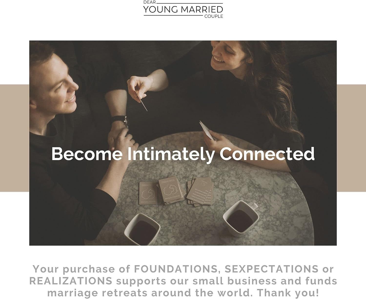 SEXPECTATIONS Card Deck Conversation Starters for Couples 52 Questions on Intimacy Fun Marriage Road Trip Card Game Wedding Gift