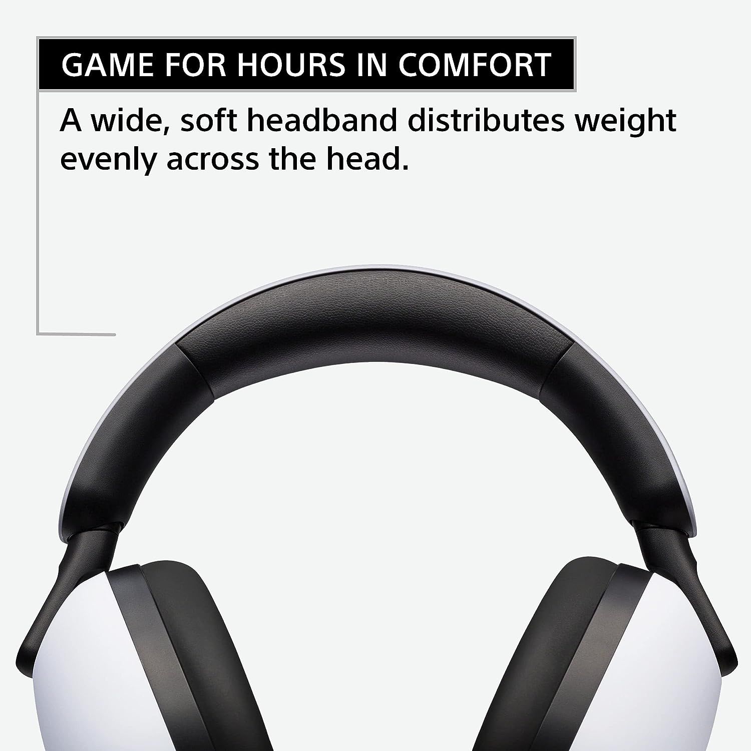 Sony-INZONE H7 Wireless Gaming Headset, Over-ear Headphones with 360 Spatial Sound, WH-G700,White