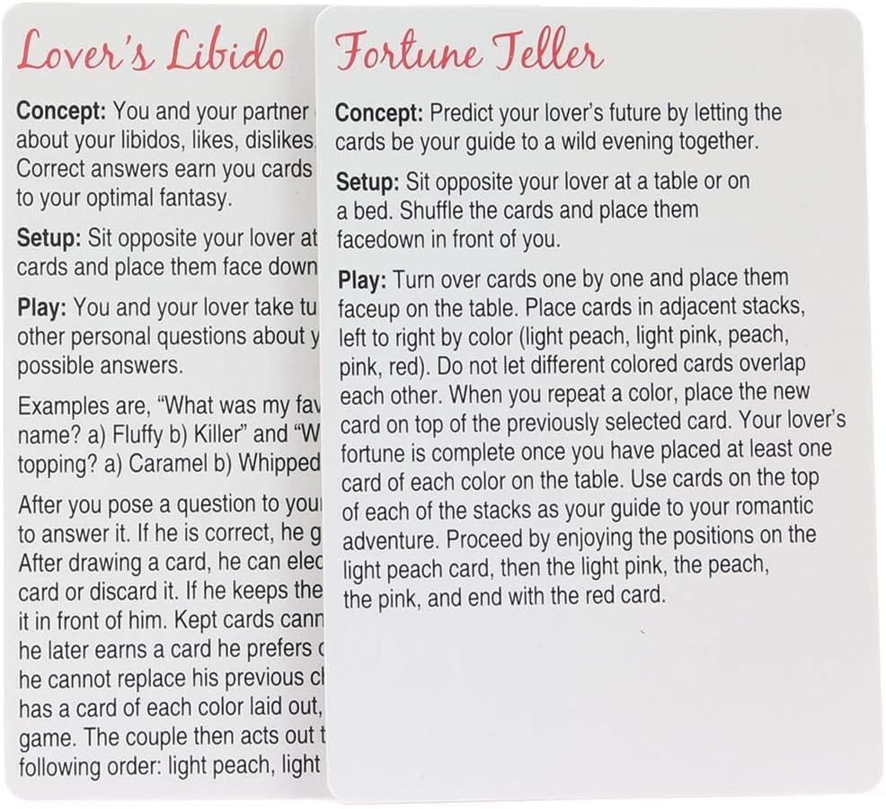 The Oral Sex Game - Adult 18+ - Couples Fun Love Card Game to spice up the bedroom