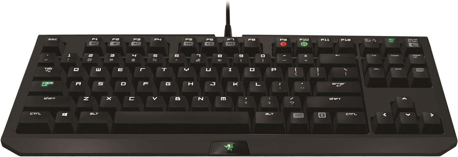 Razer RZ03-00811700-R3M1 BlackWidow Tournament Edition Stealth - Essential Mechanical Gaming Keyboard - Compact Layout