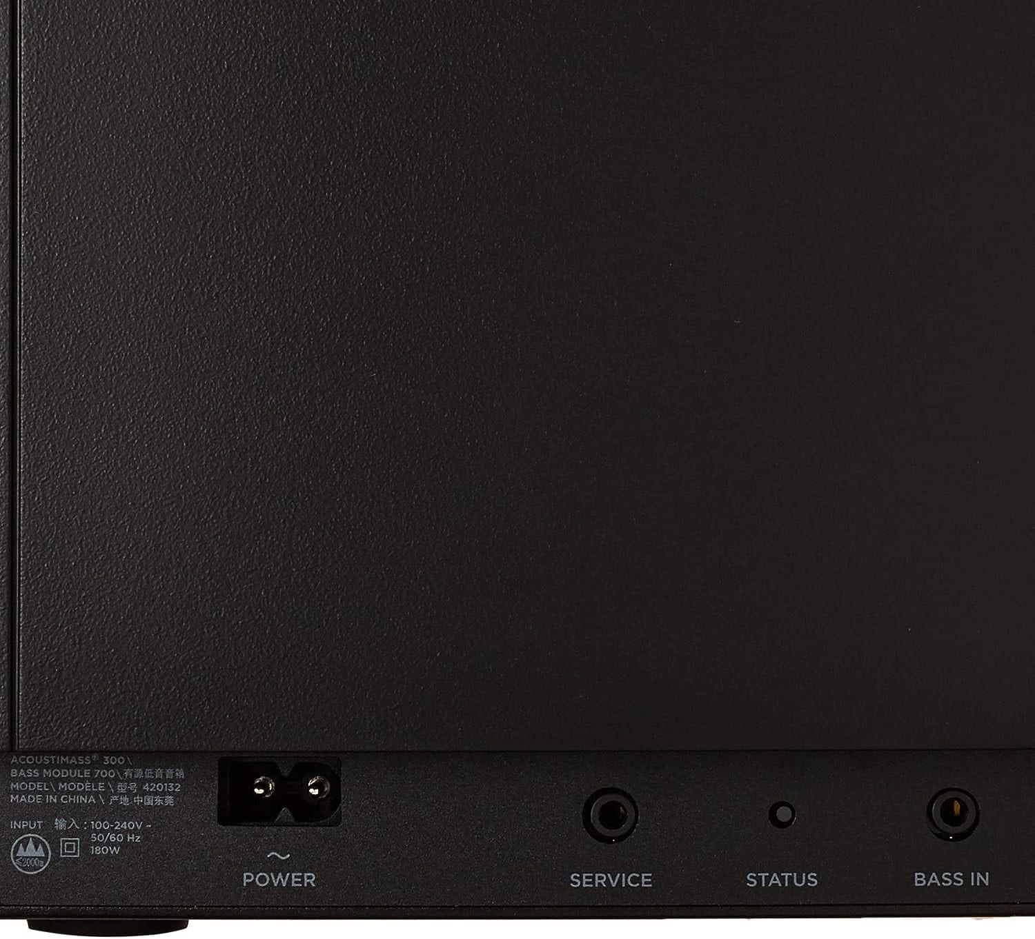 Bose Bass Module 700 - Black- Wireless, Compact Subwoofer, 12