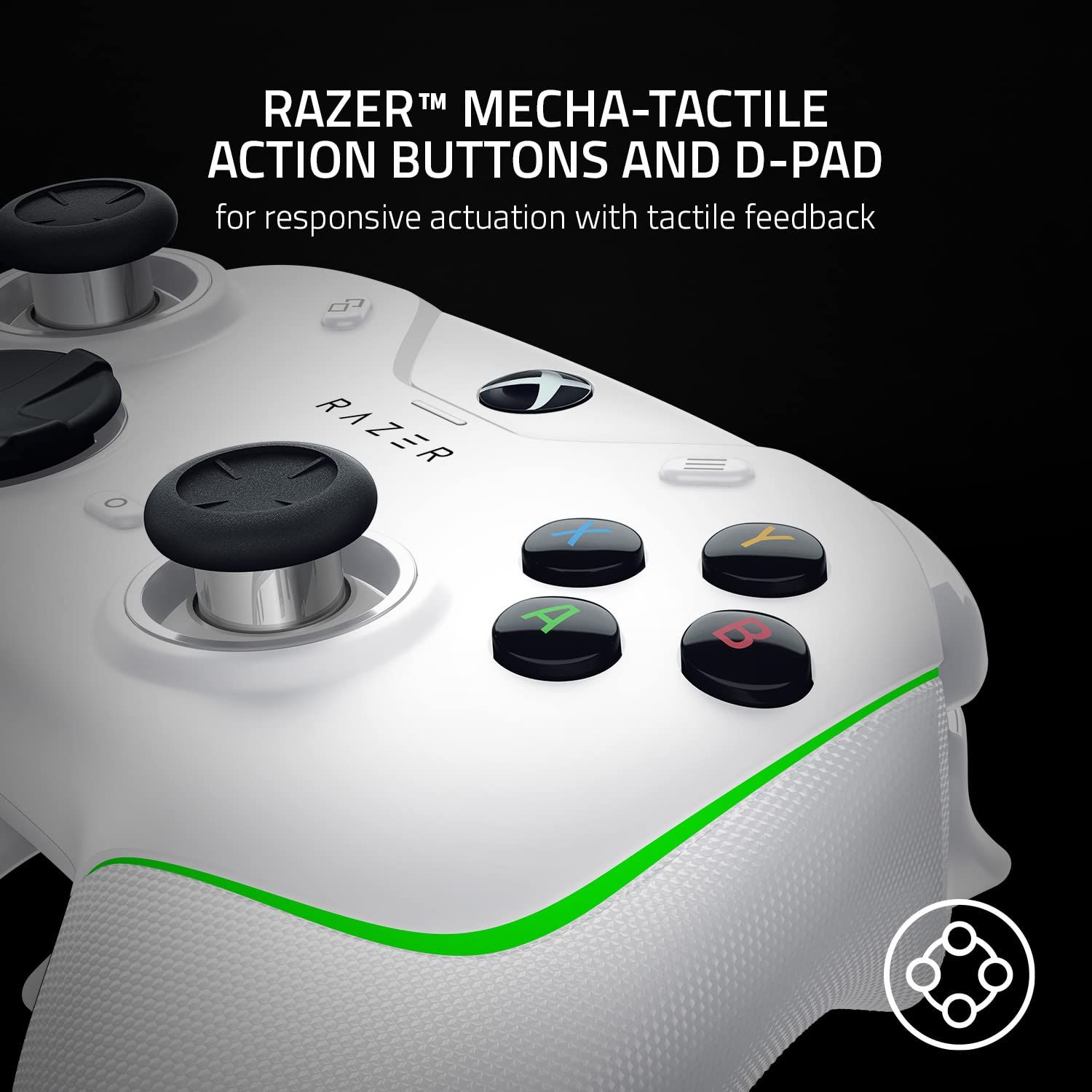 Razer Wolverine V2 Chroma Wired Gaming Pro Controller for Xbox Series X|S, Xbox One, PC: RGB Lighting - Remappable Buttons & Triggers - Mecha-Tactile Buttons & D-Pad - Trigger Stop-Switches