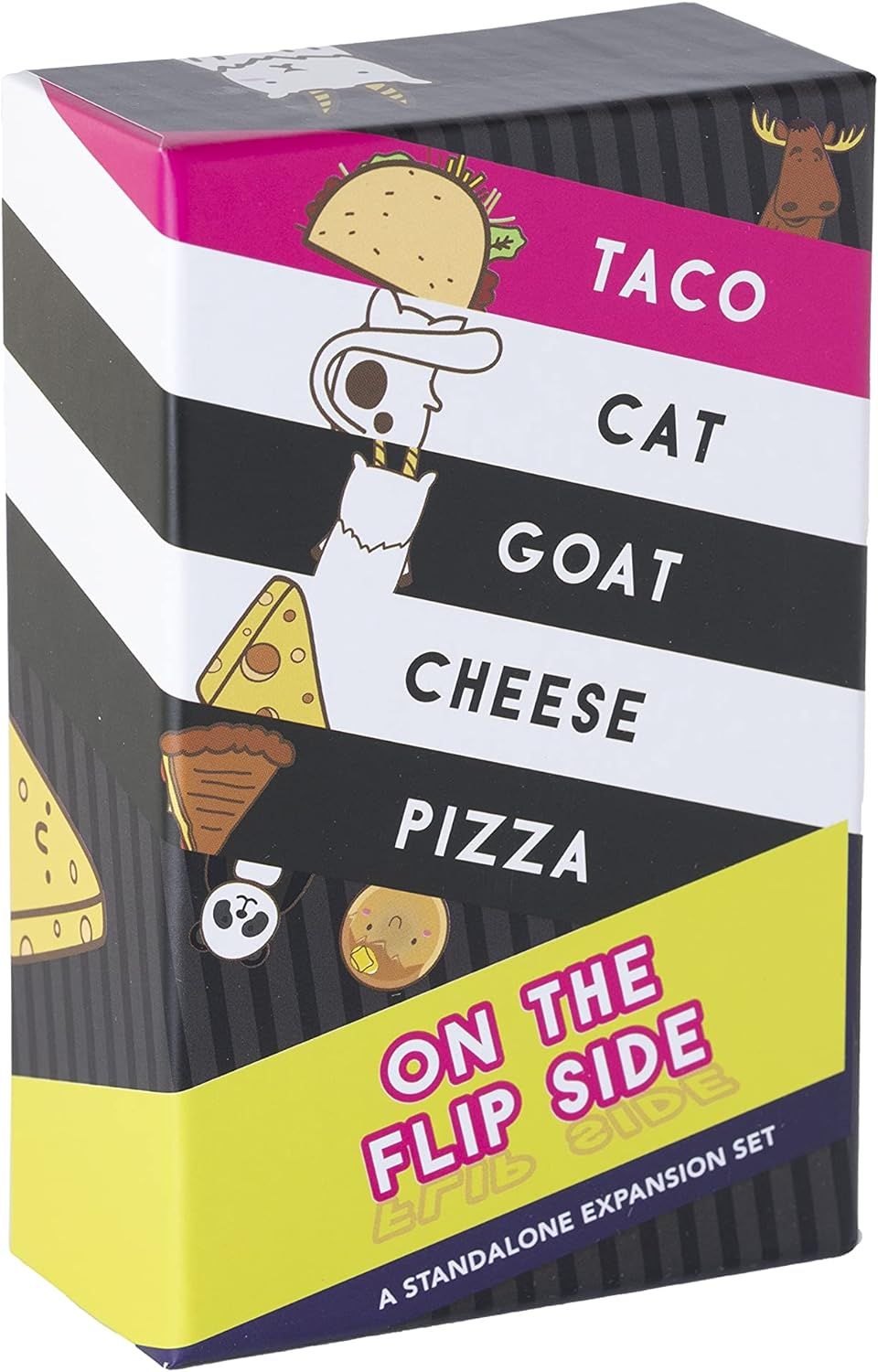 Taco Cat Goat Cheese Pizza On The Flip Side - Fun Multiplayer Card Game