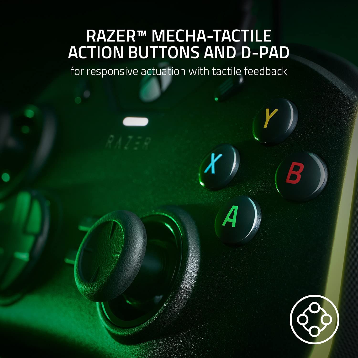 Razer Wolverine V2 Chroma Wired Gaming Pro Controller for Xbox Series X|S, Xbox One, PC: RGB Lighting - Remappable Buttons & Triggers - Mecha-Tactile Buttons & D-Pad - Trigger Stop-Switches