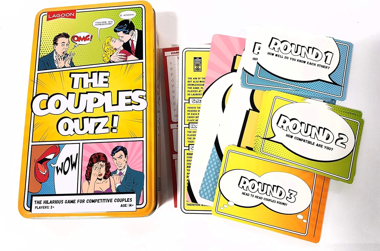 The Couples Quiz - Get to know your partner better - Fun Relationship Building and Bonding card game