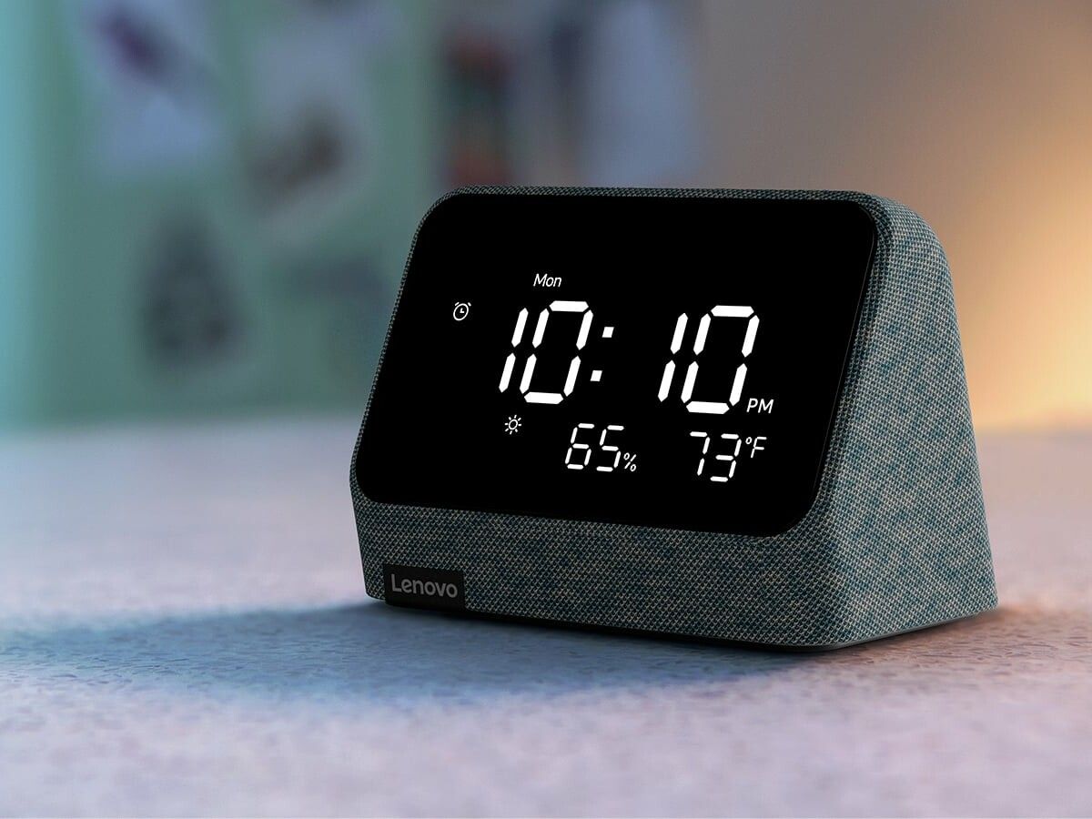 Lenovo Smart Clock 2 - Voice Assistant Mic Smart Alarm Clock