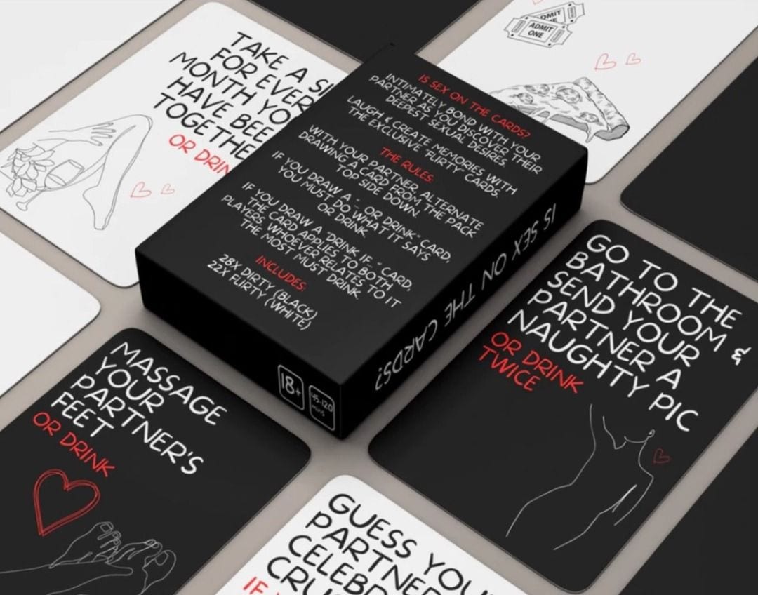 Drunk Desires Adult Couple Drinking and Kinky Naughty Fun Card Game - 18+ Adults Only
