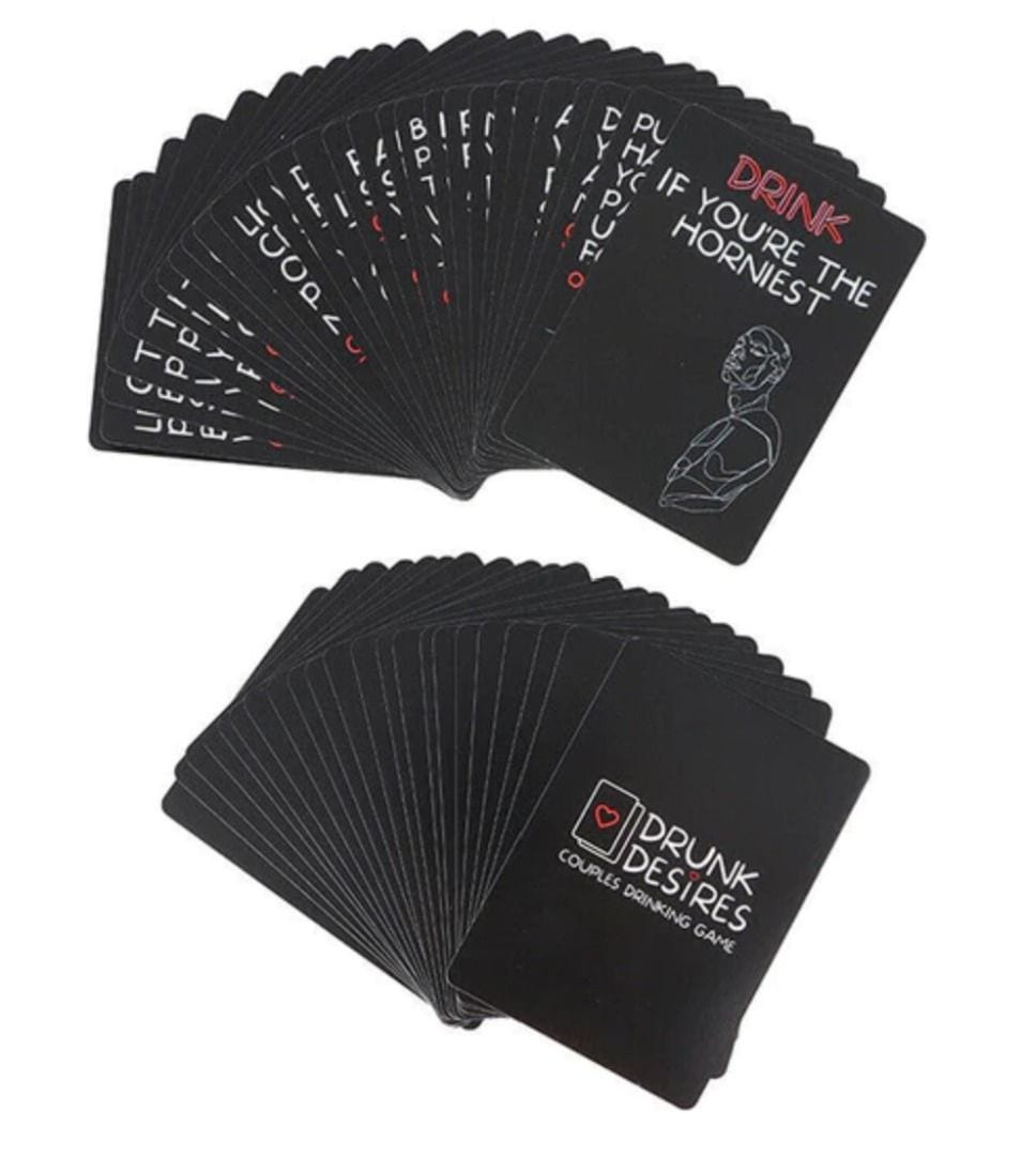 Drunk Desires Adult Couple Drinking and Kinky Naughty Fun Card Game - 18+ Adults Only