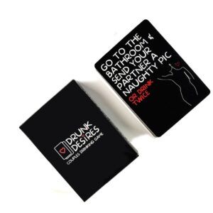 Drunk Desires Adult Couple Drinking and Kinky Naughty Fun Card Game - 18+ Adults Only
