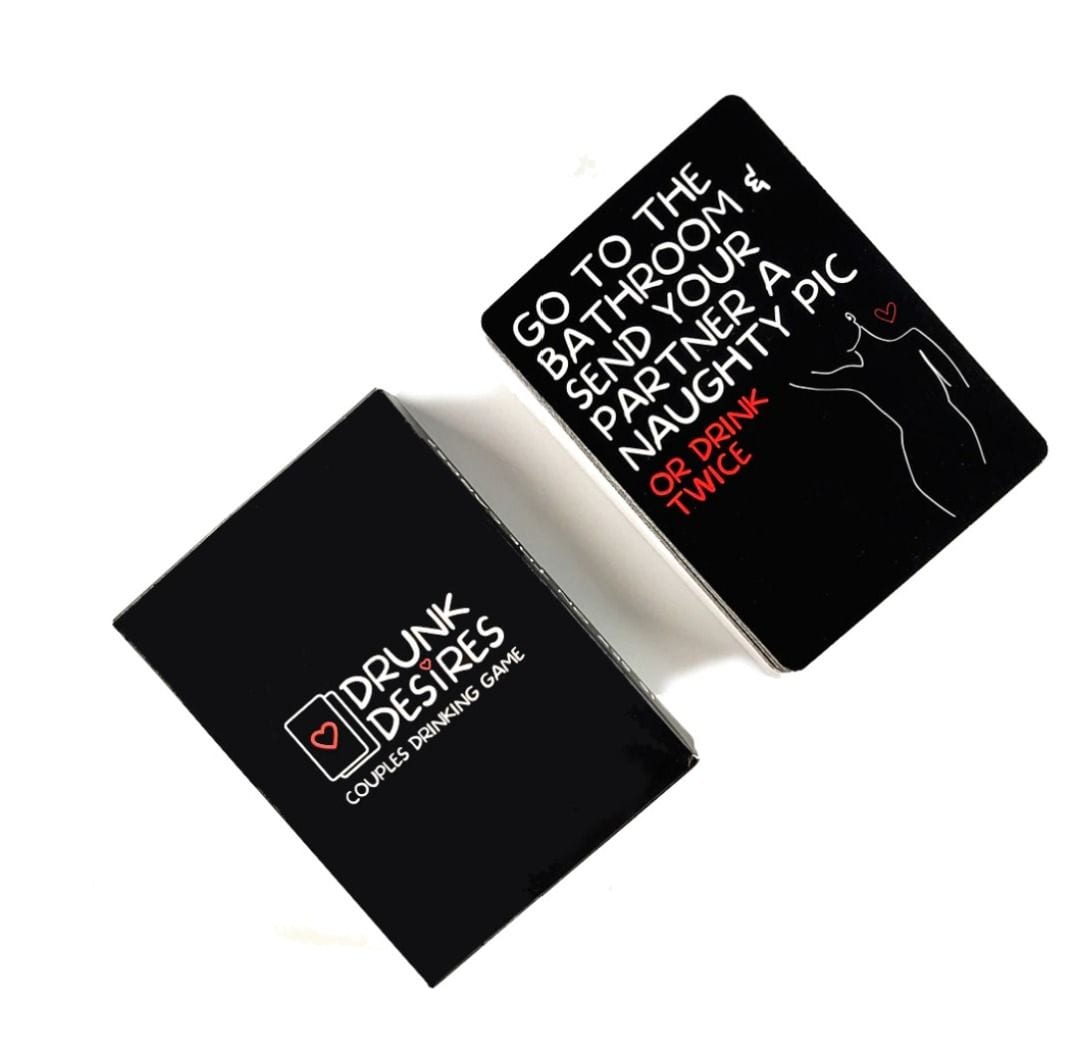 Drunk Desires Adult Couple Drinking and Kinky Naughty Fun Card Game - 18+ Adults Only