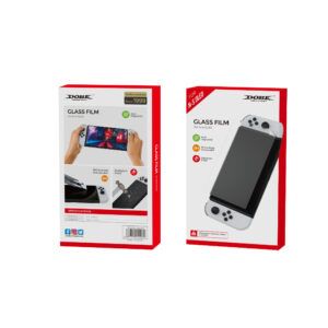 Dobe Nintendo Switch Anti-fingerprint Protective Tempered Glass Film- OLED, Switch Lite & Nintendo Switch Gen 2&1