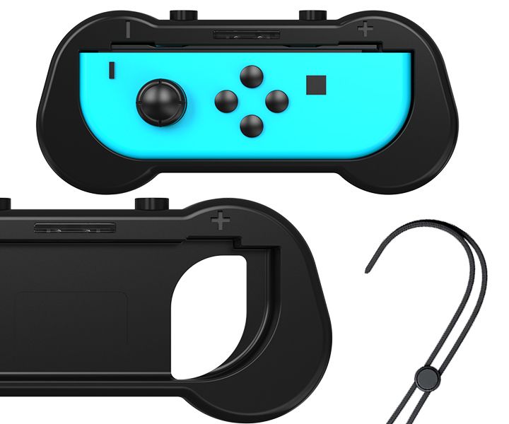 JYS Sport Accessories Bundle for Switch - Tennis Racket,Football Leg Strap,Golf Club,Wrist Strap&Joycon Grip holder