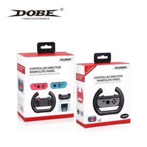 DOBE Nintendo Switch Joycon Steering Wheel - 2-Pack - Joycon Handle Racing Wheel Grip - Switch OLED & Gen 1/2