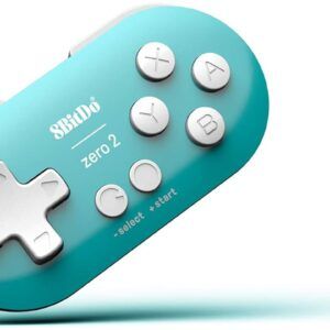 8Bitdo Zero 2 Bluetooth Gamepad Keychain Sized Mini Controller for Switch, Windows, Android, macOS & Raspberry Pi