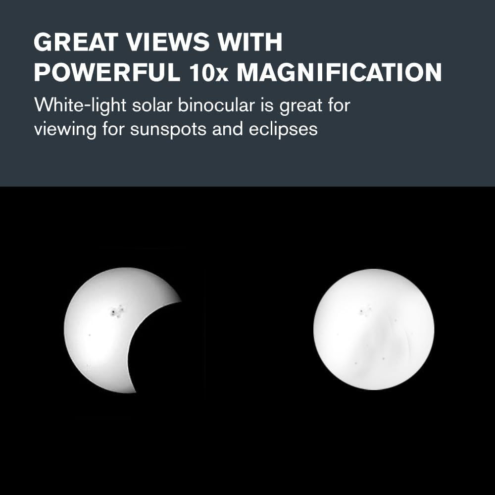 Celestron EclipSmart 2017 North American Total Solar Eclipse Binocular for Star and Sun Gazing, Black