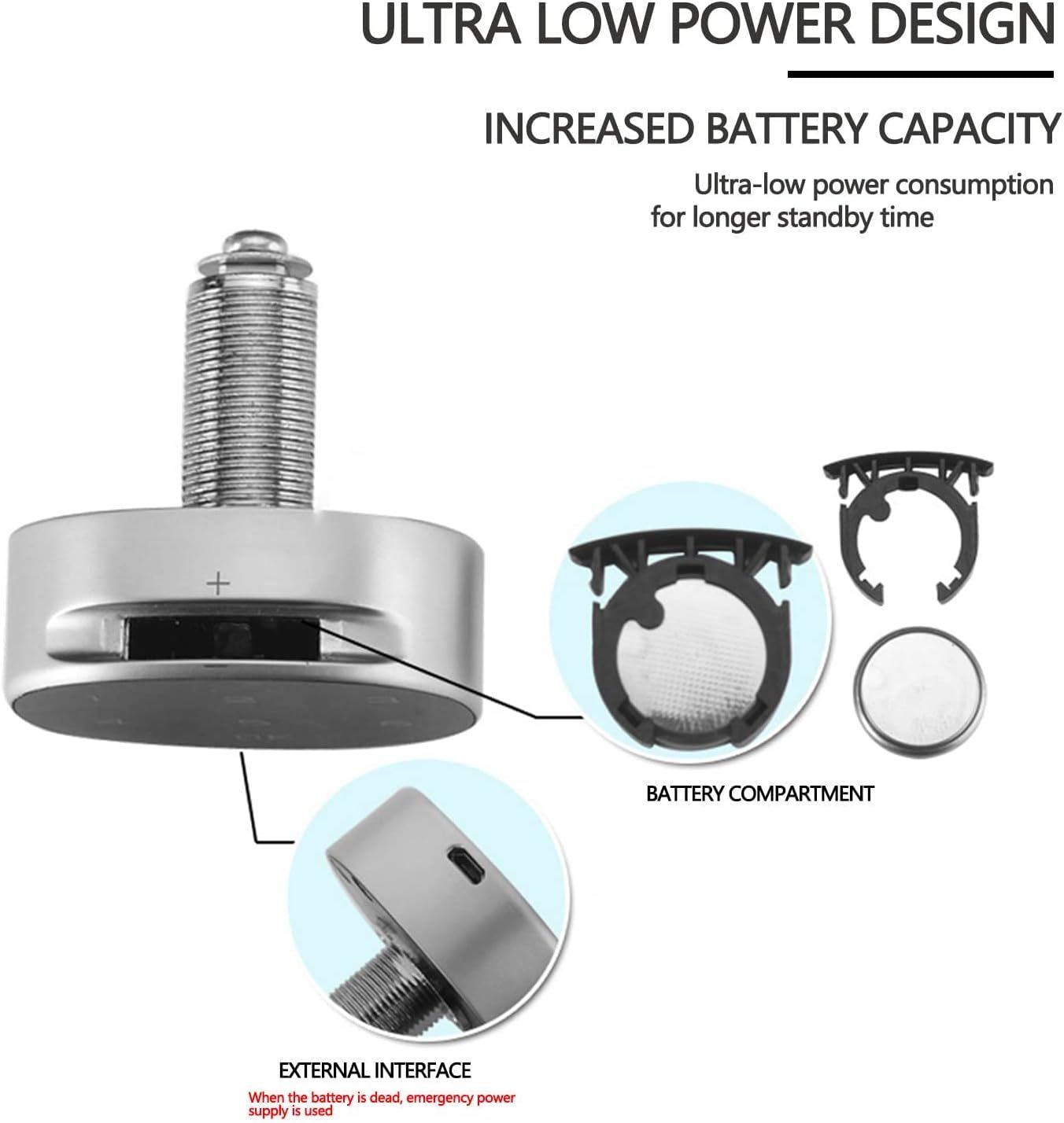 Safebros 6 Digit Digital Lock for HDB Mailbox/Drawers /Cabinet/Lockers-Easy No Drill Install