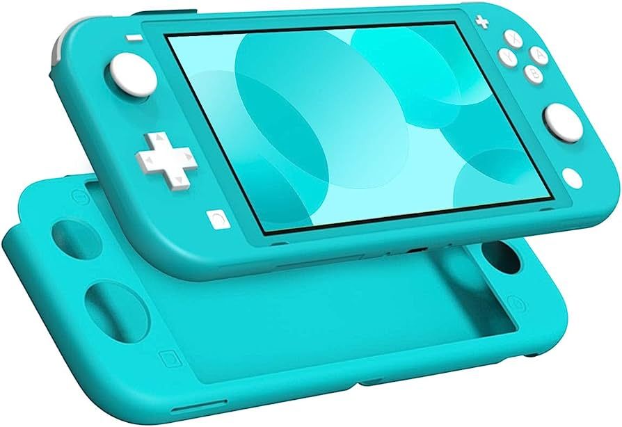 Nintendo Switch Lite - Silicon Skin - Protective Non Slip Cover Accessory - Shock Absorption Fall Protector Case