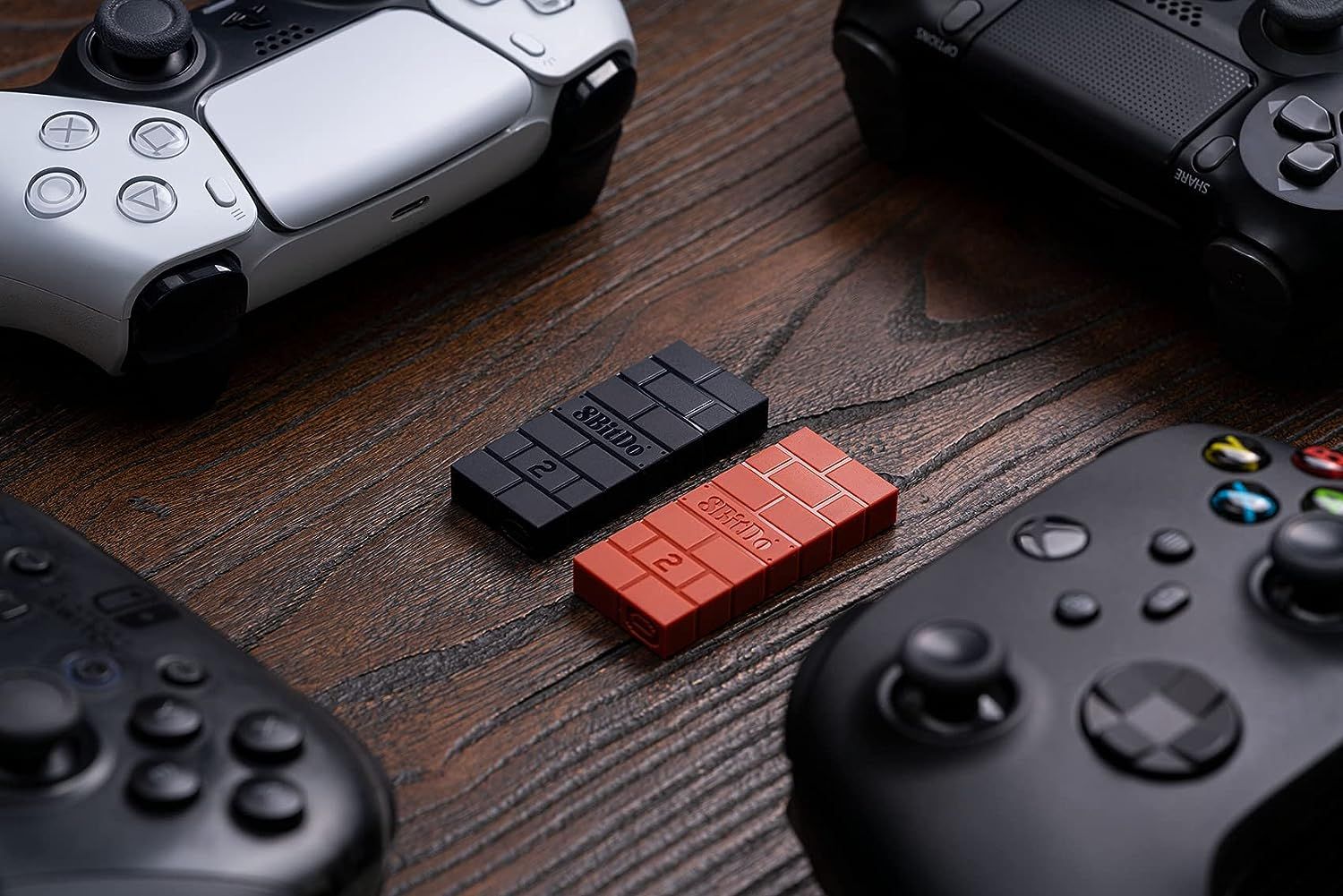 8Bitdo Wireless USB Adapter 2 for Switch, Windows, Mac & Raspberry Pi Connects with Xbox, Switch Pro& PS5 Controller