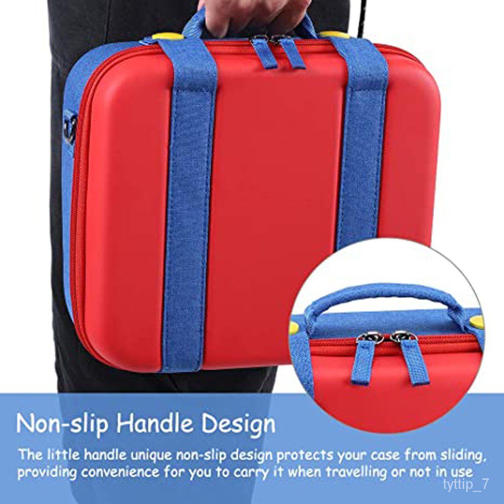 Safebros 2-in1 Carrying Case for Nintendo Switch OLED,Waterproof Travel Bag with Protective Carry cover,Hard Shell