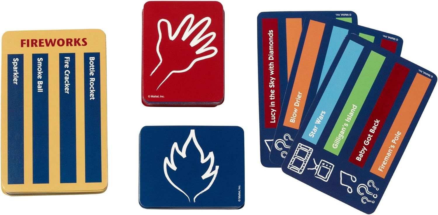 Pictionary Card Game, Mattels Fun Family or Adult Game Night, 8 Years and Older