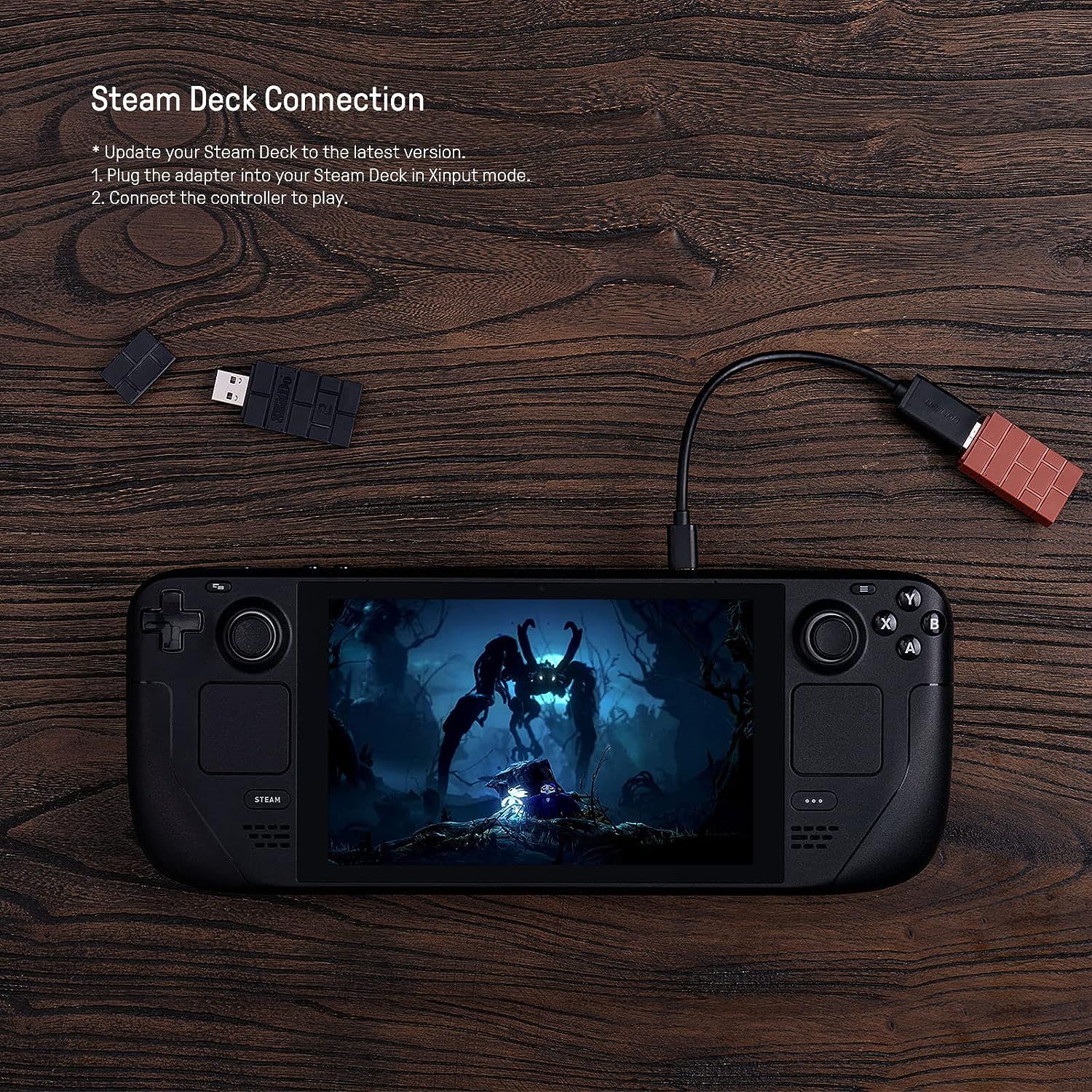 8Bitdo Wireless USB Adapter 2 for Switch, Windows, Mac & Raspberry Pi Connects with Xbox, Switch Pro& PS5 Controller