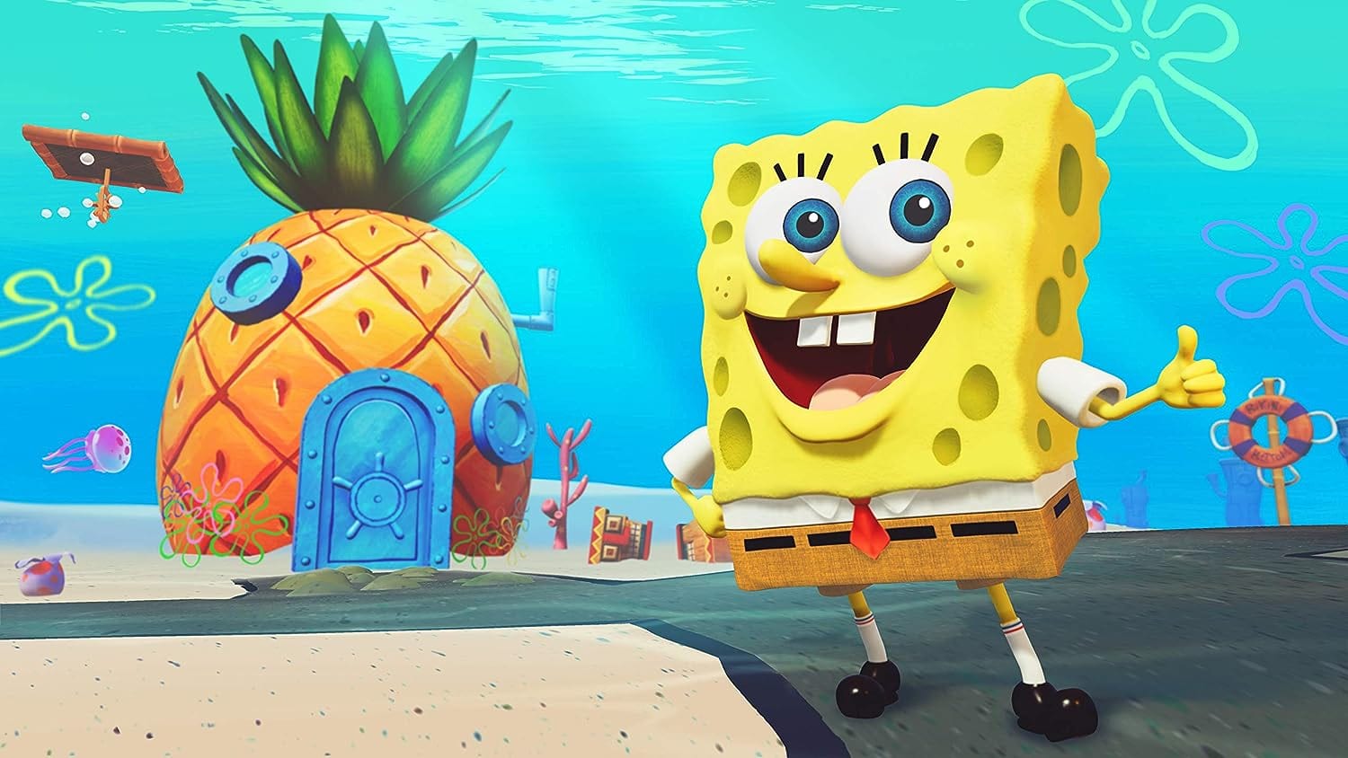 SpongeBob Squarepants: Battle For Bikini Bottom - Rehydrated - Nintendo Switch Children's Cartoon Game