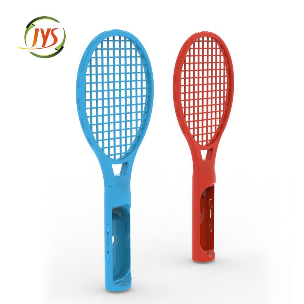 JYS Tennis Racket for Nintendo Switch Joy-con - Set of 2 - Compatible with Switch OLED & Gen 1/2 Joycon controllers