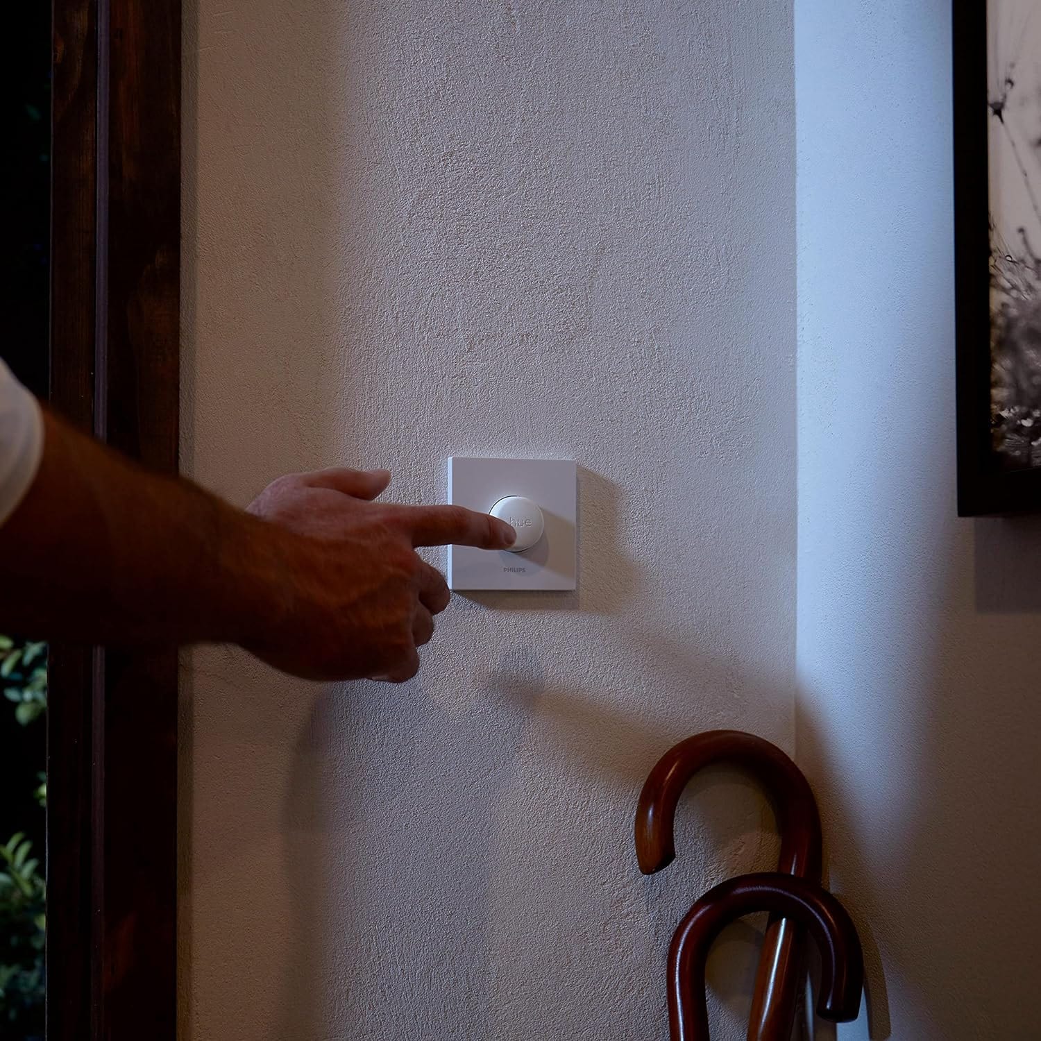 Philips Hue Smart Button Smart Switch Lighting Accessory. Wireless Control of Home Lights, Livingroom, Bedroom