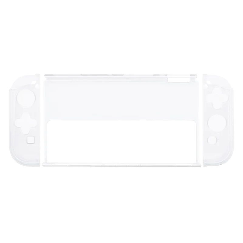 Nintendo Switch OLED Protective Cover Case - PC+TPU All Around Protective Crystal Case Shock Absorption - TNS-1133C