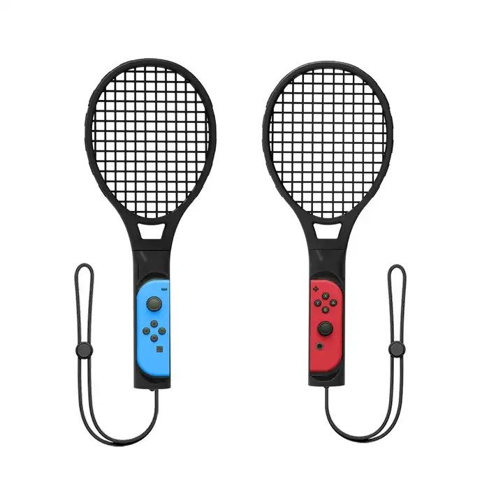 JYS Tennis Racket for Nintendo Switch Joy-con - Set of 2 - Compatible with Switch OLED & Gen 1/2 Joycon controllers