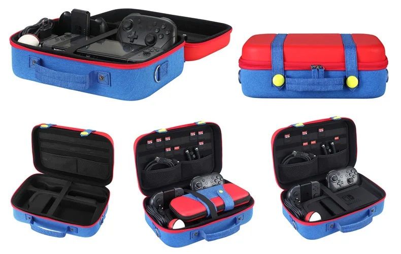 Safebros 2-in1 Carrying Case for Nintendo Switch OLED,Waterproof Travel Bag with Protective Carry cover,Hard Shell