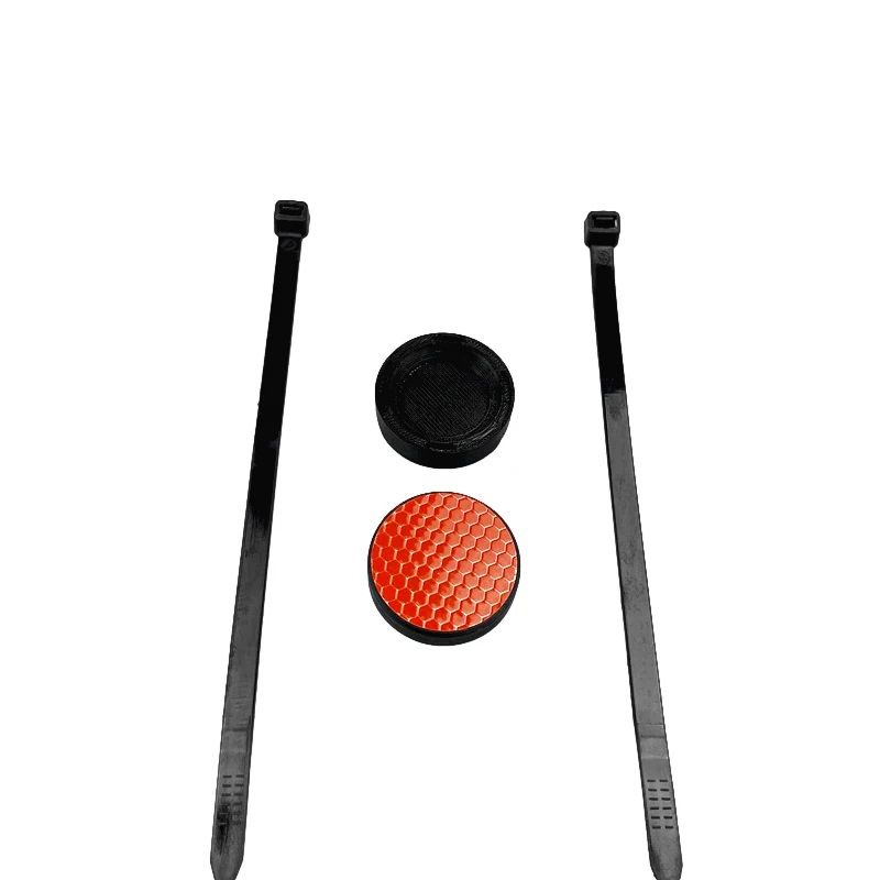 Safebros AirTag Bike Reflector Mount - Fixed Bicycle Reflector Bracket Holder - Anti-lost Locator - Airtag Case