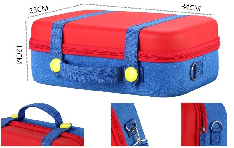 Safebros 2-in1 Carrying Case for Nintendo Switch OLED,Waterproof Travel Bag with Protective Carry cover,Hard Shell