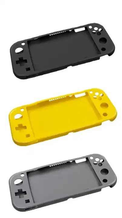 Nintendo Switch Lite - Silicon Skin - Protective Non Slip Cover Accessory - Shock Absorption Fall Protector Case