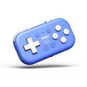 8Bitdo Micro Bluetooth Gamepad Pocket-sized Mini Controller for Switch, Android, and Raspberry Pi, Supports Keyboard Mode