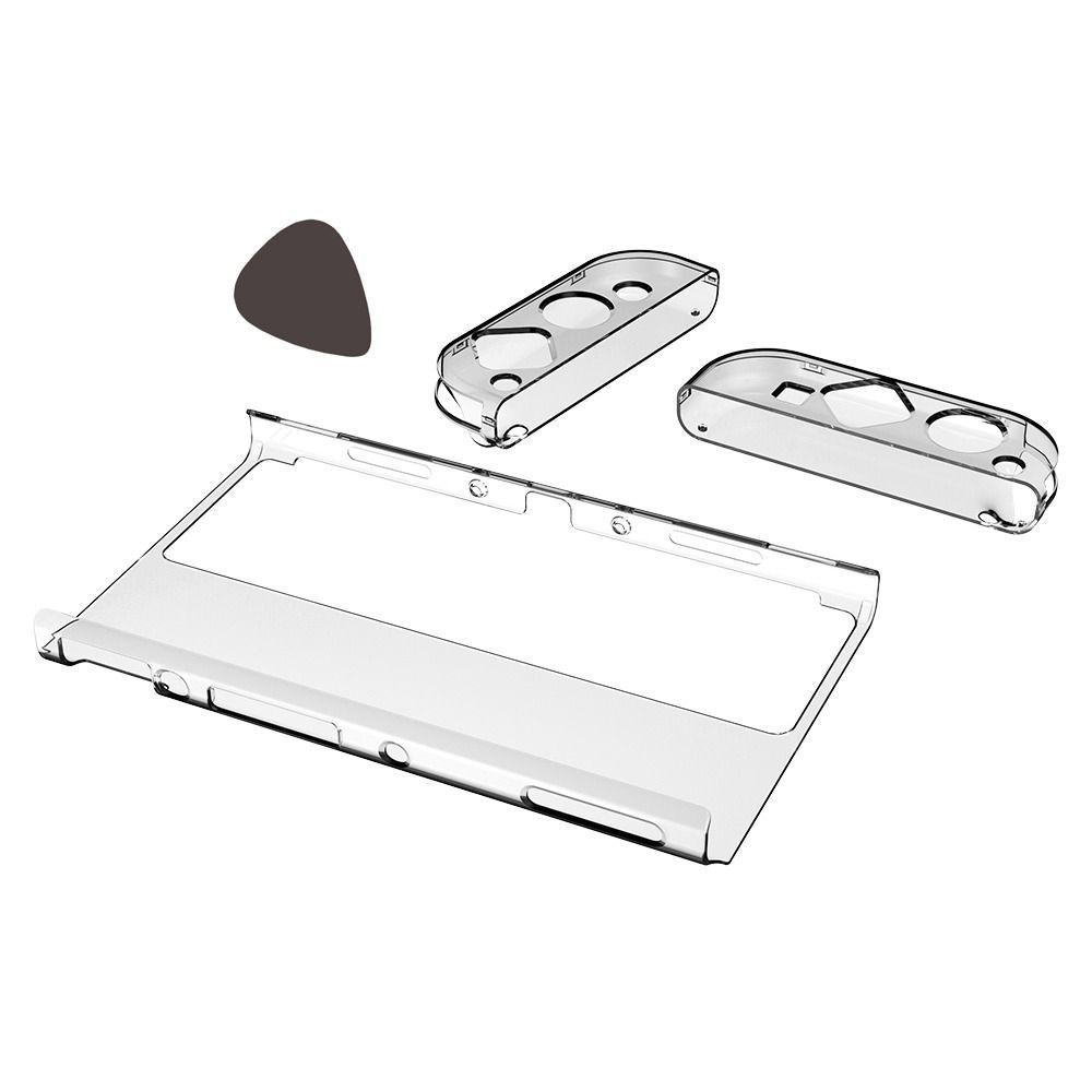 Nintendo Switch OLED Protective Cover Case - PC+TPU All Around Protective Crystal Case Shock Absorption - TNS-1133C