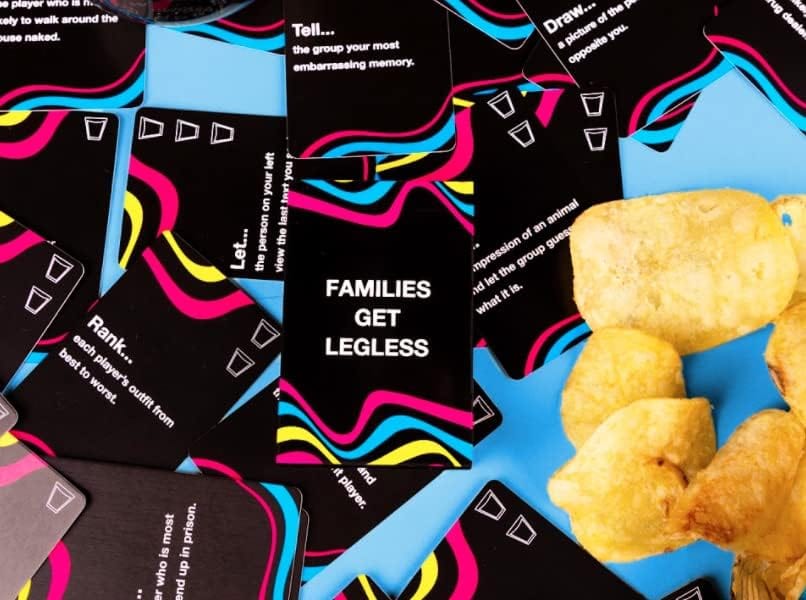 Families Get Legless - The ultimate family drinking game, great as a hen & stag party drinking card game for adults