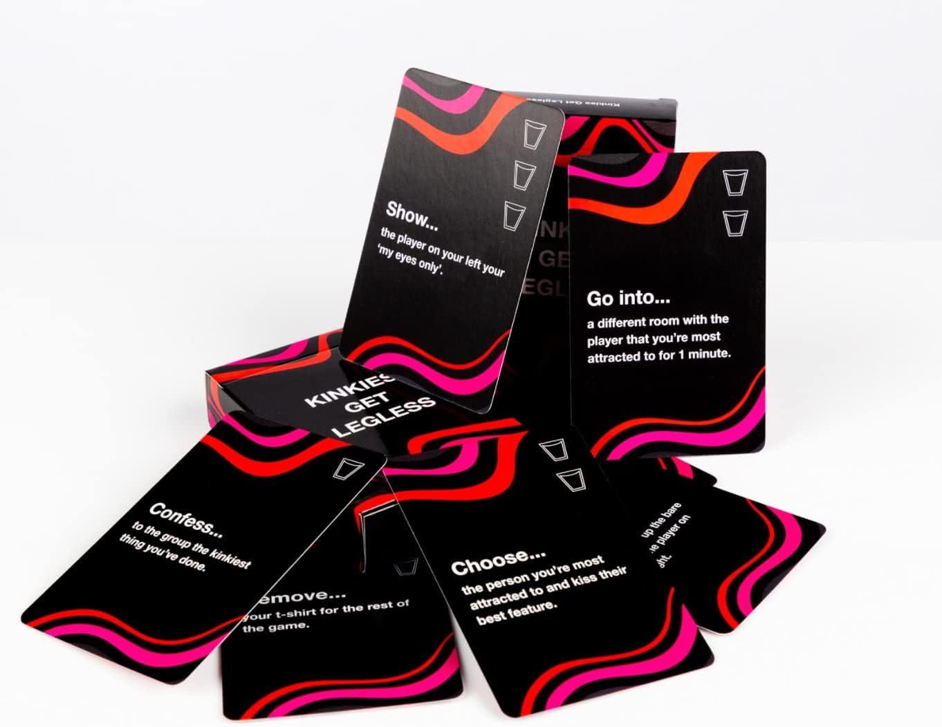 Kinkies Get Legless Drinking Card Games- Drink or Dare Game-Fun Adult Drinking Game, Hen & Stag or Other Parties