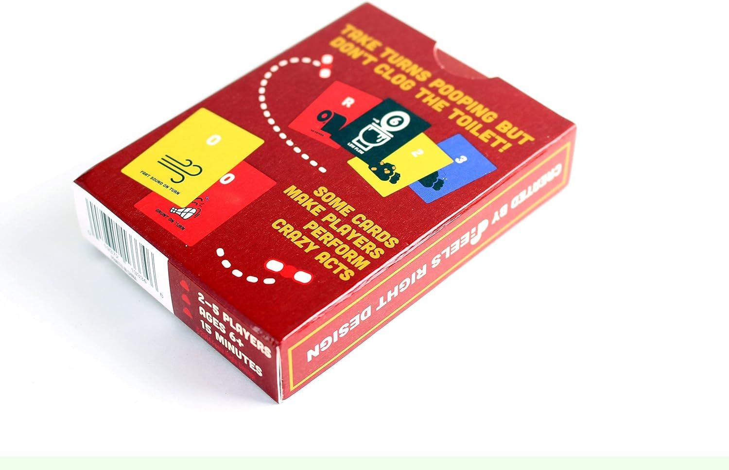 (SG) Poop The Game - Hilarious Family-Friendly Card Game for Ages 6 &Up - Perfect for Game Night & Parties - 2-5 Players