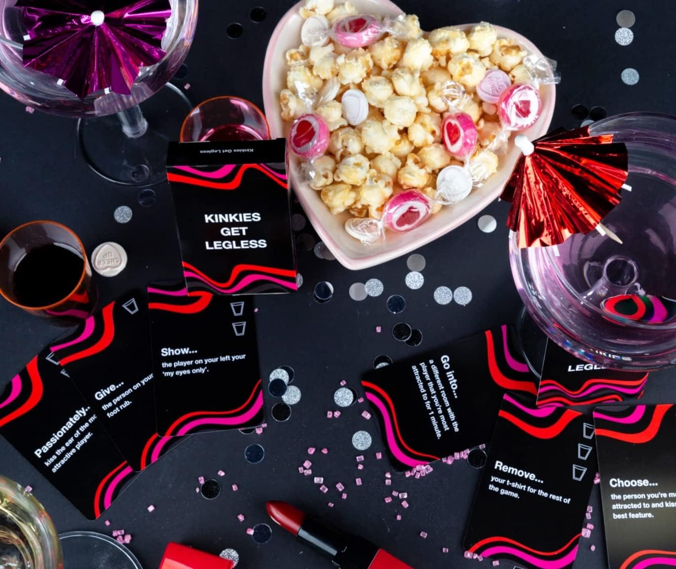 Kinkies Get Legless Drinking Card Games- Drink or Dare Game-Fun Adult Drinking Game, Hen & Stag or Other Parties