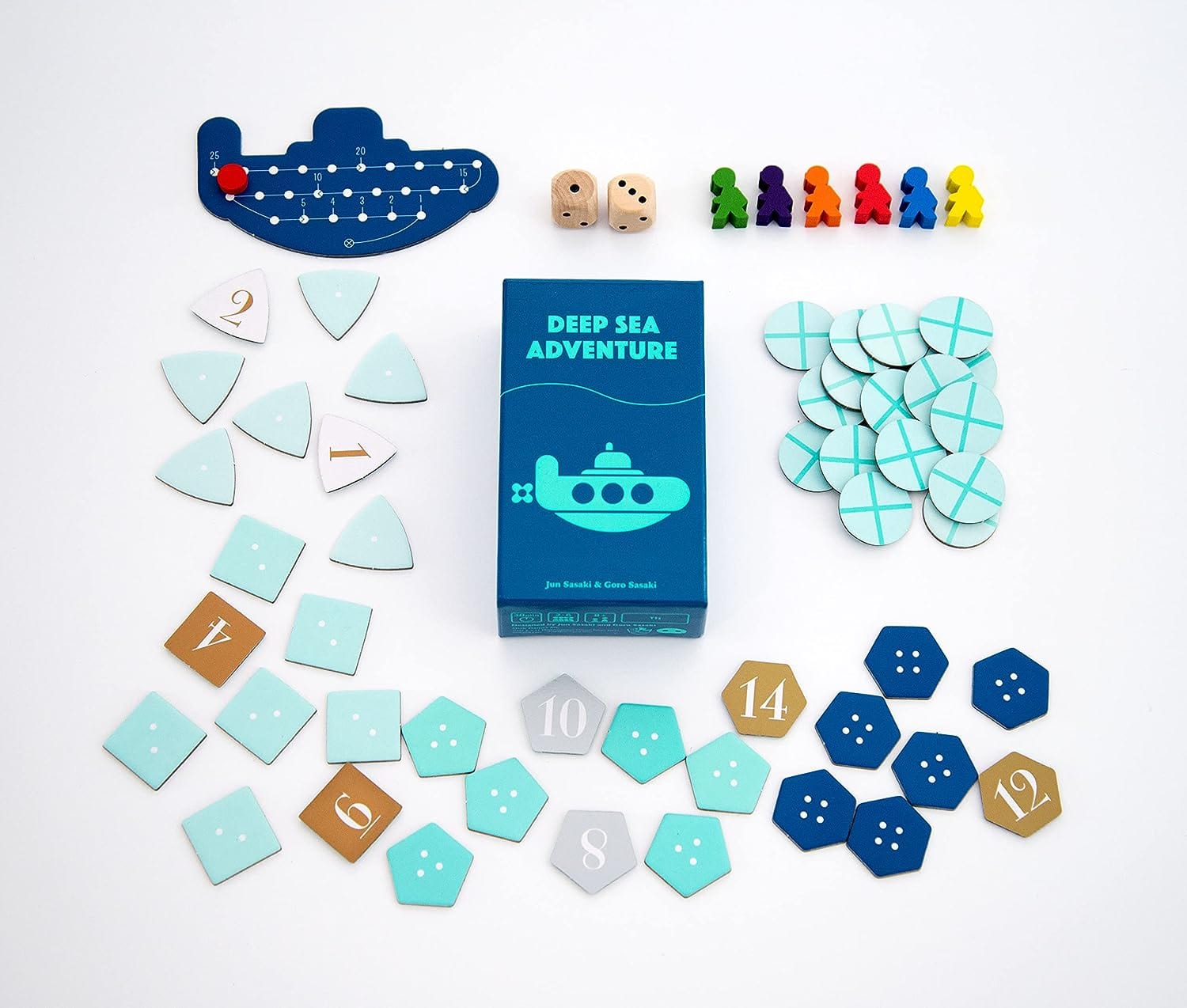 Deep Sea Adventure Board Game • Dice Strategy Board Games for Funny Games Nights -for Adults & Children - 9-99 Year Olds