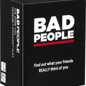 BAD PEOPLE - Fun Card Game for Adults - Find Out What Your Friends Really Think of You