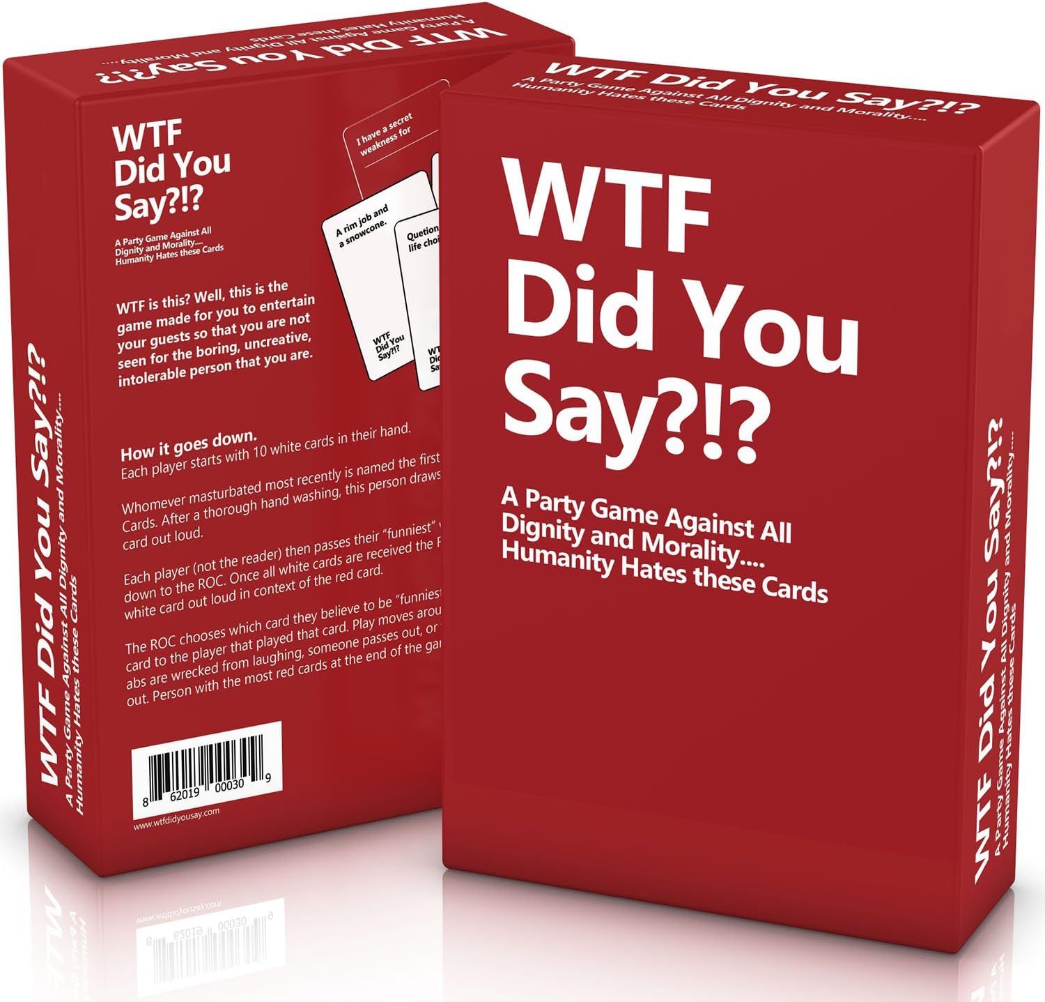 WTF Did You Say - A Party Card Game Against All Dignity and Morality - Multiplayer