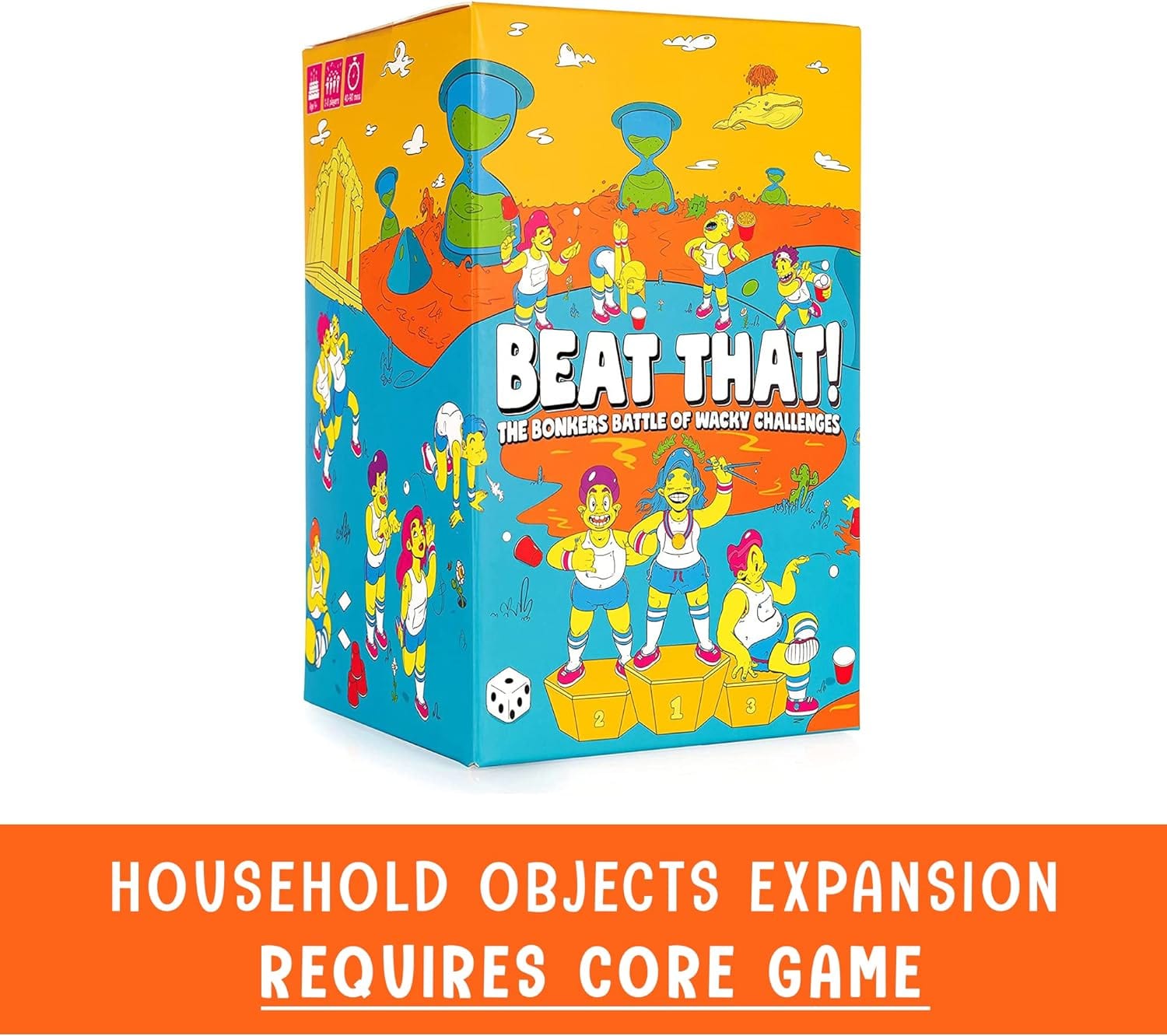 Beat That! Game Household Objects Expansion Card Game [Family Party Game for Kids & Adults]