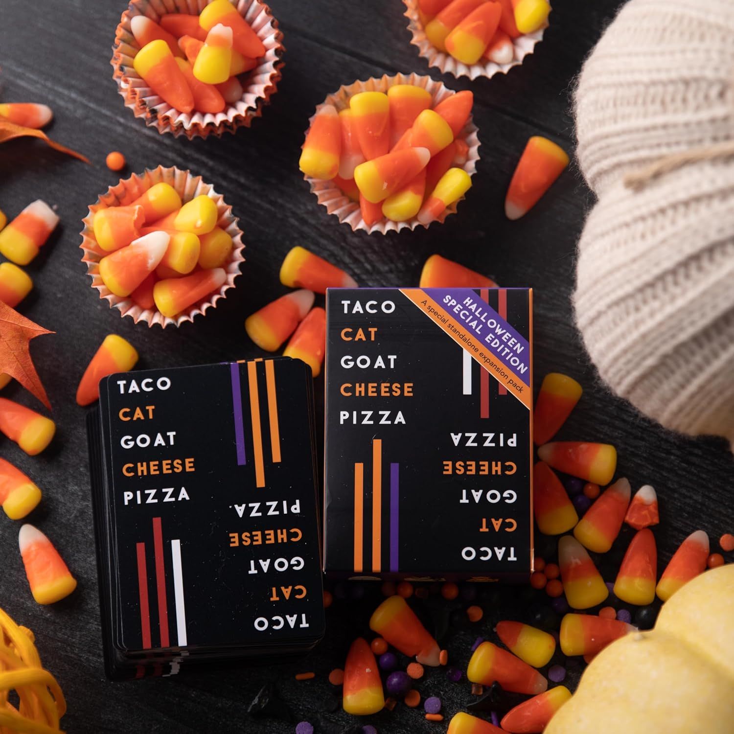 Taco Cat Goat Cheese Pizza Halloween Edition - Fun Family & Children Card Game