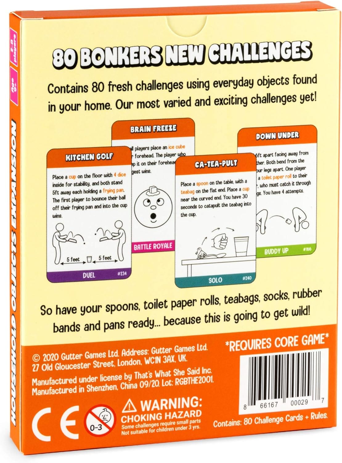 Beat That! Game Household Objects Expansion Card Game [Family Party Game for Kids & Adults]