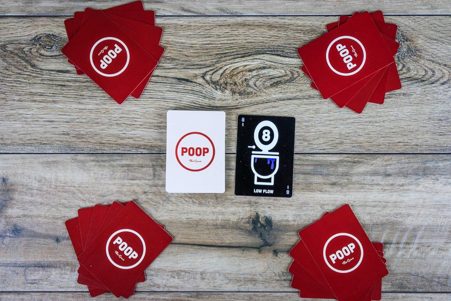 (SG) Poop The Game - Hilarious Family-Friendly Card Game for Ages 6 &Up - Perfect for Game Night & Parties - 2-5 Players