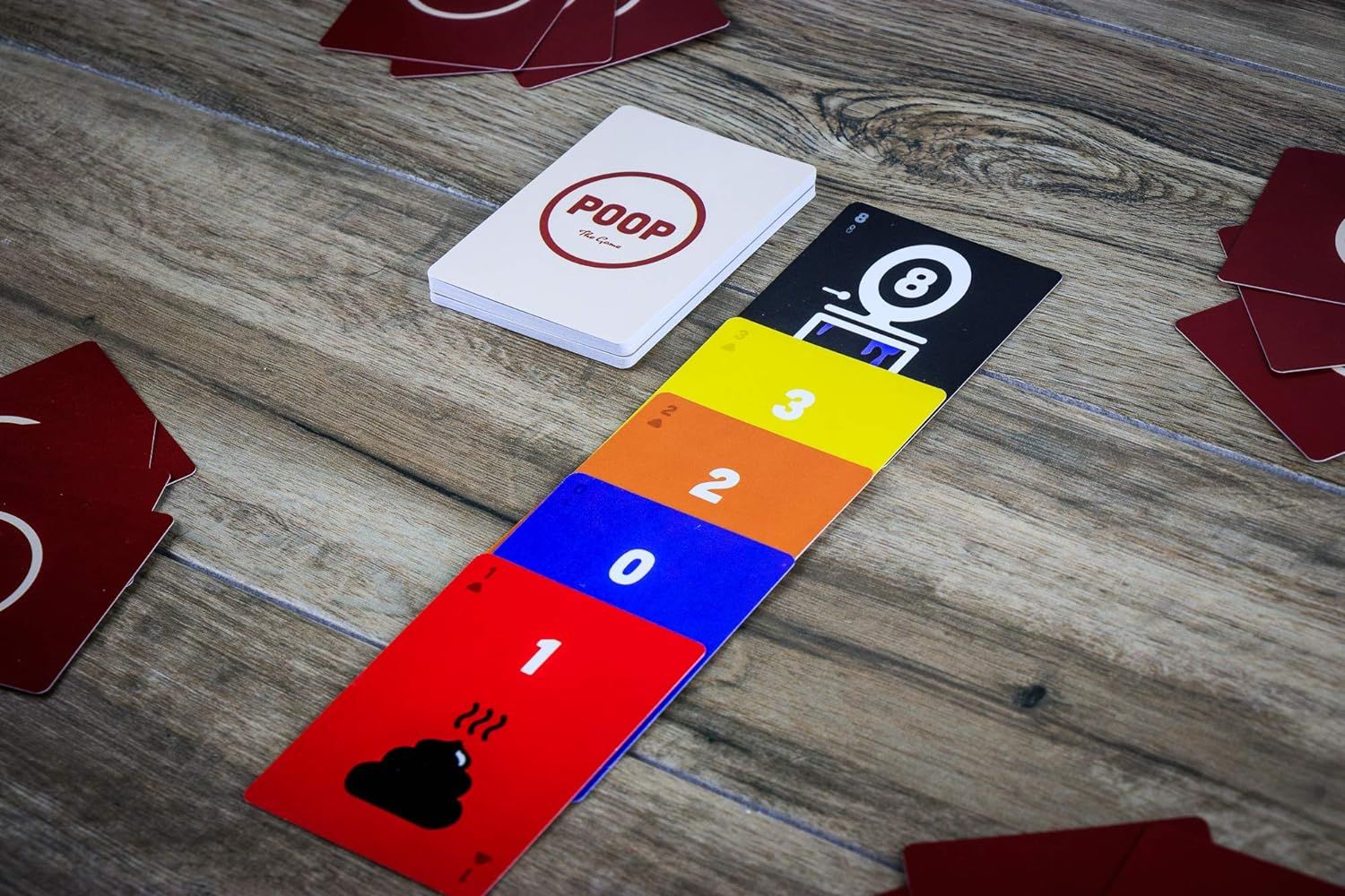 (SG) Poop The Game - Hilarious Family-Friendly Card Game for Ages 6 &Up - Perfect for Game Night & Parties - 2-5 Players